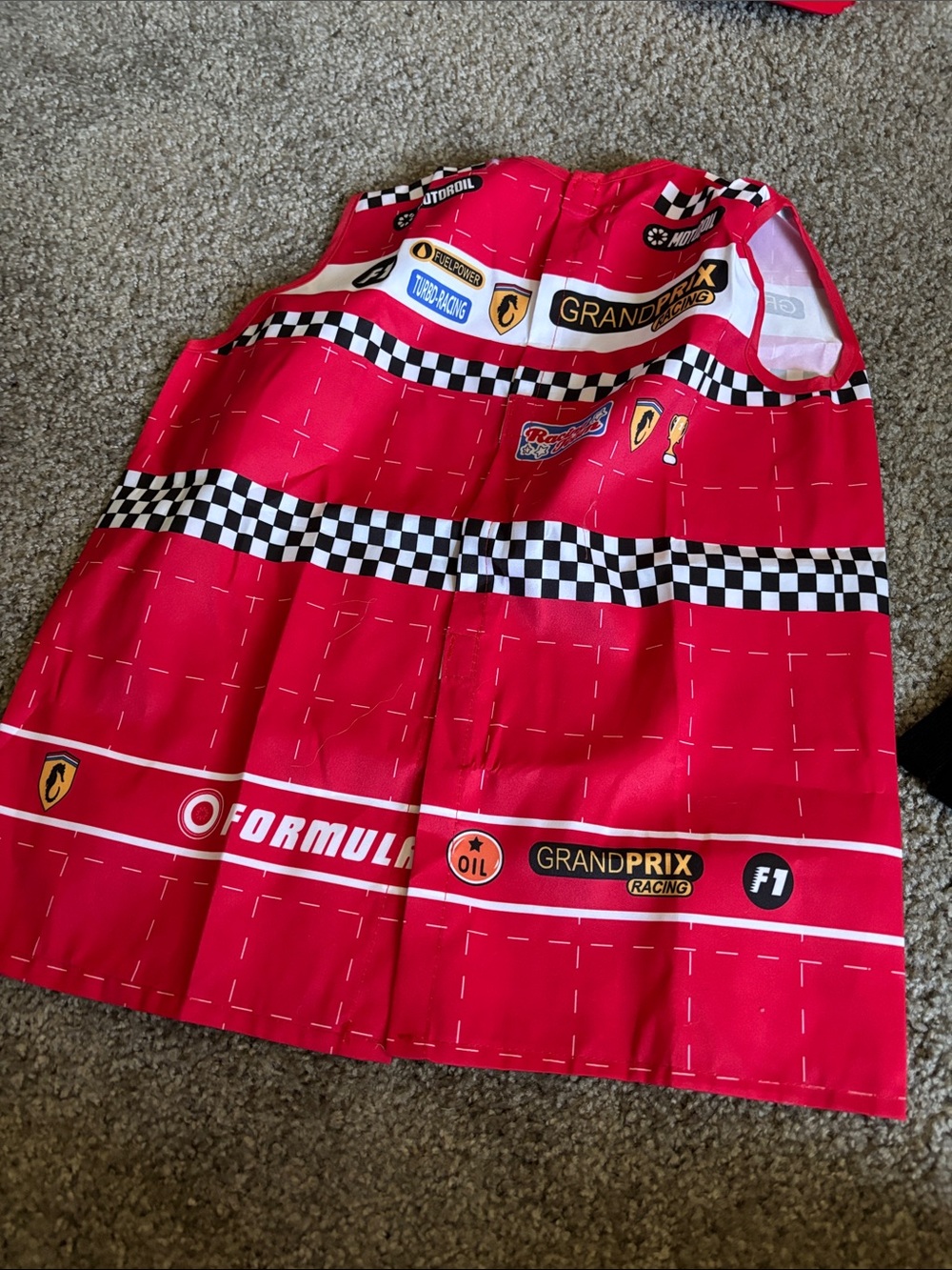 Red Racing Cap and Formula Racing Tank Top Set - Picture 5 of 8